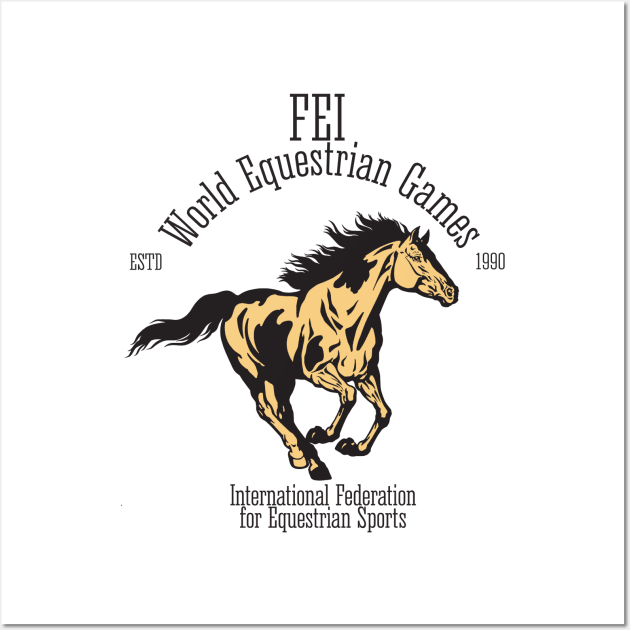 FEI World Equestrian Games Wall Art by NEFT PROJECT